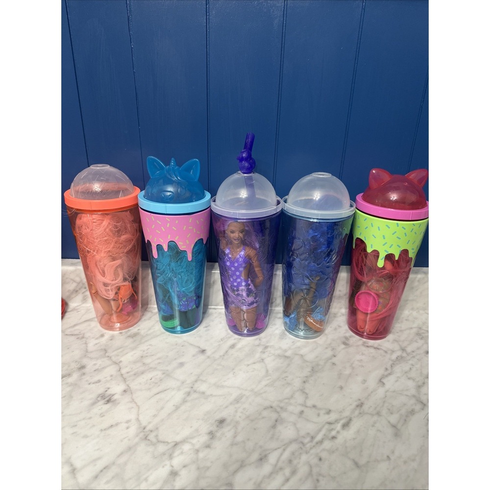 Barbie Pop‎ Reveal lot Of 5 Barbie Dolls